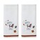 SKL Home FallHarvestAutumn Happy Fall Yall Hand Towel Set for BathKitchenBar Gift 16 x 25 White 2 Count