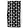 HGOD DESIGNS Arrow Towels Black and White Arrows Modern Style 100 Cotton Soft Bathroom Kitchen Hotel Spa Towels 15X30
