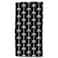 HGOD DESIGNS Arrow Towels Black and White Arrows Modern Style 100 Cotton Soft Bathroom Kitchen Hotel Spa Towels 15X30