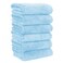 MOONQUEEN 6 Pack Premium Hand Towels Quick Drying Microfiber Coral Velvet Highly Absorbent Towels Multipurpose Use as Hotel Bathroom Shower Spa Hand Towel 16 x 28 inches Aquamarine