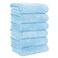 MOONQUEEN 6 Pack Premium Hand Towels Quick Drying Microfiber Coral Velvet Highly Absorbent Towels Multipurpose Use as Hotel Bathroom Shower Spa Hand Towel 16 x 28 inches Aquamarine