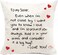 Anrkets Sisters Gift from SisterTwo Sided Printing Sisters Pillow Cover Even When Im Not Close by I Want You to Know I Love Reminder Gift for Lady Girls Cotton Linen Decorative Cushion Pillowcase 18x