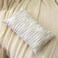 Aeckself Boho Striped Pillow Cover 12x20 Rectangle Decorative Lumbar Throw Pillow Cover Chenille Neutral Pillowcase for Couch Bedroom Living Room Gray White