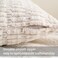 Aegero Pack of 2 Corduroy Decorative Throw Pillow Covers 20x20 InchSoft Boho Striped Pillow Covers Modern Farmhouse Home Decor for Sofa Living Room Couch BedCream White