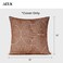 AELS Boho Decorative Textured Throw Pillow Covers 20x20 Organic Modern Mid Century Rainbow Tufted Pillow Case Farmhouse Rustic Geometric Woven Cushion Case for Bed Couch Sofa Burnt Orange
