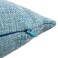 All Smiles Light Blue Decorative Throw Pillow Covers for Outdoor Patio Furnitue Square Solid Accent Cushion Teal Pillowcases for Sunbrella Bench Sofa Couch 18x18