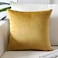 Artscope Luxury Velvet Pillow Covers Super Soft Decorative Square Throw Pillow Covers Case Cushion Covers for Sofa Couch Bedroom Car Decor 18x18 Inch Gold
