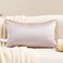 Avigers 12 x 20 Inch Rectangle Silver Gray Gold Abstract Striped Embroidery Cushion Case Luxury Modern Throw Pillow Cover Decorative Pillow for Couch Living Room Bedroom Car