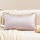 Avigers 12 x 20 Inch Rectangle Silver Gray Gold Abstract Striped Embroidery Cushion Case Luxury Modern Throw Pillow Cover Decorative Pillow for Couch Living Room Bedroom Car