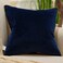 Avigers 20 x 20 Inch Embroidery Velvet Cushion Cover Shield Luxury European Pillow Case Pillowcase Home Decorative for Sofa Chair Bedroom Throw Pillow Navy Blue