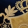 Avigers 20 x 20 Inch Embroidery Velvet Cushion Cover Shield Luxury European Pillow Case Pillowcase Home Decorative for Sofa Chair Bedroom Throw Pillow Navy Blue