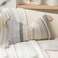 BlissBlush Decorative Lumbar Throw Pillow Cover 14x24 Boho Gray Accent Cushion for Couch Sofa Farmhouse Pillowcase for Bedroom Living Room Home Dcor Cover ONLY