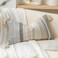 BlissBlush Decorative Lumbar Throw Pillow Cover 14x24 Boho Gray Accent Cushion for Couch Sofa Farmhouse Pillowcase for Bedroom Living Room Home Dcor Cover ONLY