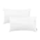 BRAWARM Faux Leather Throw Pillow Covers 12 X 20 Inches White Leather Lumbar Pillow Covers Pack of 2 Hand Stitched Leather Decorative Throw Pillows for Couch Sofa Bed Living Room Home Garden