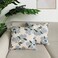 Btyrle Blue Hydrangea Flower Throw Pillow Covers 18x18 Inch Set of 2 Decorative Farmhouse Cotton Linen Floral Pillowcases Square Blue Floral Cushion Covers for Couch Sofa Cream White