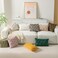 Cozoomy Set of 2 Soft Moroccan Throw Pillow Covers 18x18 Inch Plush Boho Decorative Pillow Cover Accent Cushion Case for Couch Sofa Bed Beige