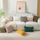 Cozoomy Set of 2 Soft Moroccan Throw Pillow Covers 18x18 Inch Plush Boho Decorative Pillow Cover Accent Cushion Case for Couch Sofa Bed Beige