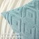 decorUhome Summer Couch Throw Pillow Covers 18x18 Set of 2 Decorative Soft Plush Faux Fur Wool Accent Pillow Covers for Modern Farmhouse Bed Sofa Living Room Light Teal