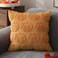 DFXSZ Fall Pillow Covers 20x20 Set of 2 Fall Decorations Light Orange Pumpkin Throw Pillow Cases Soft Plush Faux Fur Wool Couch Cushion Case for Chair Sofa Bedroom Living Room Home Decor PTK012D20