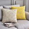 DOKOT Embroidery Throw Pillow Case Covers Square Cushion Cover 100 Cotton with Zipper for Home Decorative 20x20 inches50x50cm Beige 2 Pieces