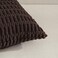 Fancy Homi 2 Packs Dark Brown Lumbar Decorative Throw Pillow Covers 12x24 Inch for Living Room Couch Bed Sofa Rustic Farmhouse Boho Home Decor Soft Striped Corduroy Rectangle Cushion Case 30x60 cm