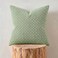 Fancy Homi 2 Packs Sage Green Decorative Throw Pillow Covers 20x20 Inch for Couch Bed Sofa Modern Farmhouse Boho Home Decor Soft Cute Plush Corduroy Cushion Case 50x50 CM