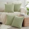 Fancy Homi 4 Packs Decorative Throw Pillow Covers for Living Room Couch Bed Modern Farmhouse Boho Home Dcor Accent Cushion Case 16 x 16 Sage Green