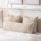 Fancy Homi Decorative Throw Pillow Covers for Bed Couch Bedroom Bench Soft Corduroy Solid Pillow Case Rustic Farmhouse Boho Room Decor36 x 14 Pack of 1Tan