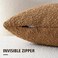 Foindtower Textured Boucle Throw Pillow Covers Accent Solid Pillow Cases Cozy Soft Decorative Couch Cushion Case for Chair Sofa Bedroom Living Room Home Decor 20 x 20 InchTobacco