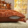 GEEORY Fall Pillow Covers 18 x 18 Inch Set of 2 Fall Decorations Pumpkins Soft Plush Fluffy Faux Fur Wool Decorative Autumn Farmhouse Cushion Case for Sofa Rust GC01918