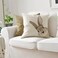 GTEXT Set of 4 Easter Decor Happy Easter Pillow Covers 18 x 18 Inches Spring Decor Easter Bunny Pillow Chusion Covers