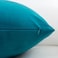 HERAYLI Velvet Decorative Throw Pillow Covers Soft Square Cushion Case Home Decor for Living Room Couch Bed Sofa Set of 2 Pack Teal 18x18 Inch