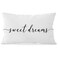 HONLUNG White Decorative Pillow Covers Decorative Pillows for Bed Sweet Dreams Pillow Covers 12x20 Decor for Couch Bed Bedroom Dorm