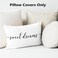 HONLUNG White Decorative Pillow Covers Decorative Pillows for Bed Sweet Dreams Pillow Covers 12x20 Decor for Couch Bed Bedroom Dorm