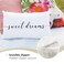 HONLUNG White Decorative Pillow Covers Decorative Pillows for Bed Sweet Dreams Pillow Covers 12x20 Decor for Couch Bed Bedroom Dorm