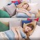 JIAHANNHA Velvet Stone BlueGrey Light Blue Throw Pillow Covers Pack of 2 Decorative Soft for Couch Sofa Bedroom Livingroom Car 1818 Inches