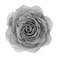 JWH Stereo Flower Throw Pillow Covers Decorative Floral Accent Pillow Cases Round Cushion Handmade Pillowcase for Bedroom Bed Couch Living Room 12 Inch Light Grey