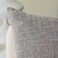 K KEVIN Kevin Textile Faux Linen Square 2 Tone Woven Throw Pillow Sham Cushion Case Covers for CarCouch Use 22inch2 Packs Grey