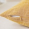 K KEVIN Kevin Textile Faux Linen Square 2 Tone Woven Throw Pillow Sham Cushion Case Covers for CarCouch Use 22inch2 Packs Honey Yellow
