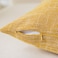 K KEVIN Kevin Textile Faux Linen Square 2 Tone Woven Throw Pillow Sham Cushion Case Covers for CarCouch Use 22inch2 Packs Honey Yellow