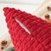 K KEVIN Kevin Textile Valentines Corduroy Decorative Throw Pillow Covers 24x24 Inch Pack of 2 Soft Boho Striped Pillow Covers Modern Farmhouse Home Decor for Sofa Living Room Couch Bed Burgundy