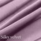 lalaLOOM Velvet Throw Pillow Covers Set of 2 20x20 Decorative Square Pillows Home Decor Soft Accent Cases Silky Machine Washable Pillowcases for Sofa Couch Bedroom Living Room Plum Purple