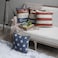 LINKWELL Square Throw Pillow Covers Decorative Cushion Case for Sofa Bedroom Car Couch 18 x 18 Inch God Bless America 4th of July Decor CC1624