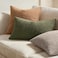 MIULEE 20x20 Inch Decorative Pillow Covers for Couch Bed Set of 2 Textured Boucle Neutral Throw Pillow Covers Light Taupe Accent Solid Pillowcases Sofa Living Room Home Decor