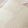 MIULEE Cream White Decorative Throw Pillow Covers 16x16 Inch for Couch Bed Sofa Pack of 2 Beige Neutral Boho Farmhouse Throw Pillows Soft Cross Corduroy Patchwork Textured Cushion Cases