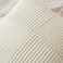 MIULEE Cream White Decorative Throw Pillow Covers 16x16 Inch for Couch Bed Sofa Pack of 2 Beige Neutral Boho Farmhouse Throw Pillows Soft Cross Corduroy Patchwork Textured Cushion Cases