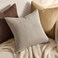 MIULEE Decorative Corduroy Pillow Covers Soft Solid Pack of 2 Cushion Cases Boho Square Throw Pillow Covers Light Brown Farmhouse Pillowcases for Couch Sofa Bed Living Room Home Decor 18 x 18 Inch