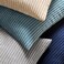MIULEE Decorative Corduroy Pillow Covers Soft Solid Pack of 2 Cushion Cases Boho Square Throw Pillow Covers Smoky Blue Coastal Pillowcases for Couch Chair Sofa Bed Living Room Home Decor 18 x 18 Inch