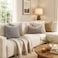 MIULEE Pack of 2 Corduroy Decorative Lumbar Throw Pillow Covers 20x12 Inch Soft Boho Striped Pillow Covers Modern Farmhouse Home Decor for Sofa Living Room Couch Bed Light Brown
