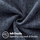 MIULEE Pack of 2 Couch Throw Pillow Covers 12x20 Inch Soft Navy Blue Chenille Lumbar Pillow Covers for Sofa Living Room Solid Dyed Cases